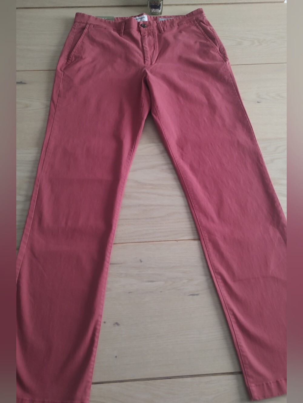 Pants Straight Men's Chino Goodfellow Co 34 x 34 Color Coral Style Casual